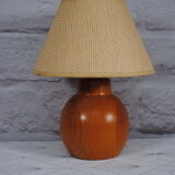 Wooden ball lamp 1970