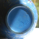 Longwy vase in earthenware 1886