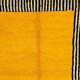 Handmade pure wool rug, size 100x200 cm.