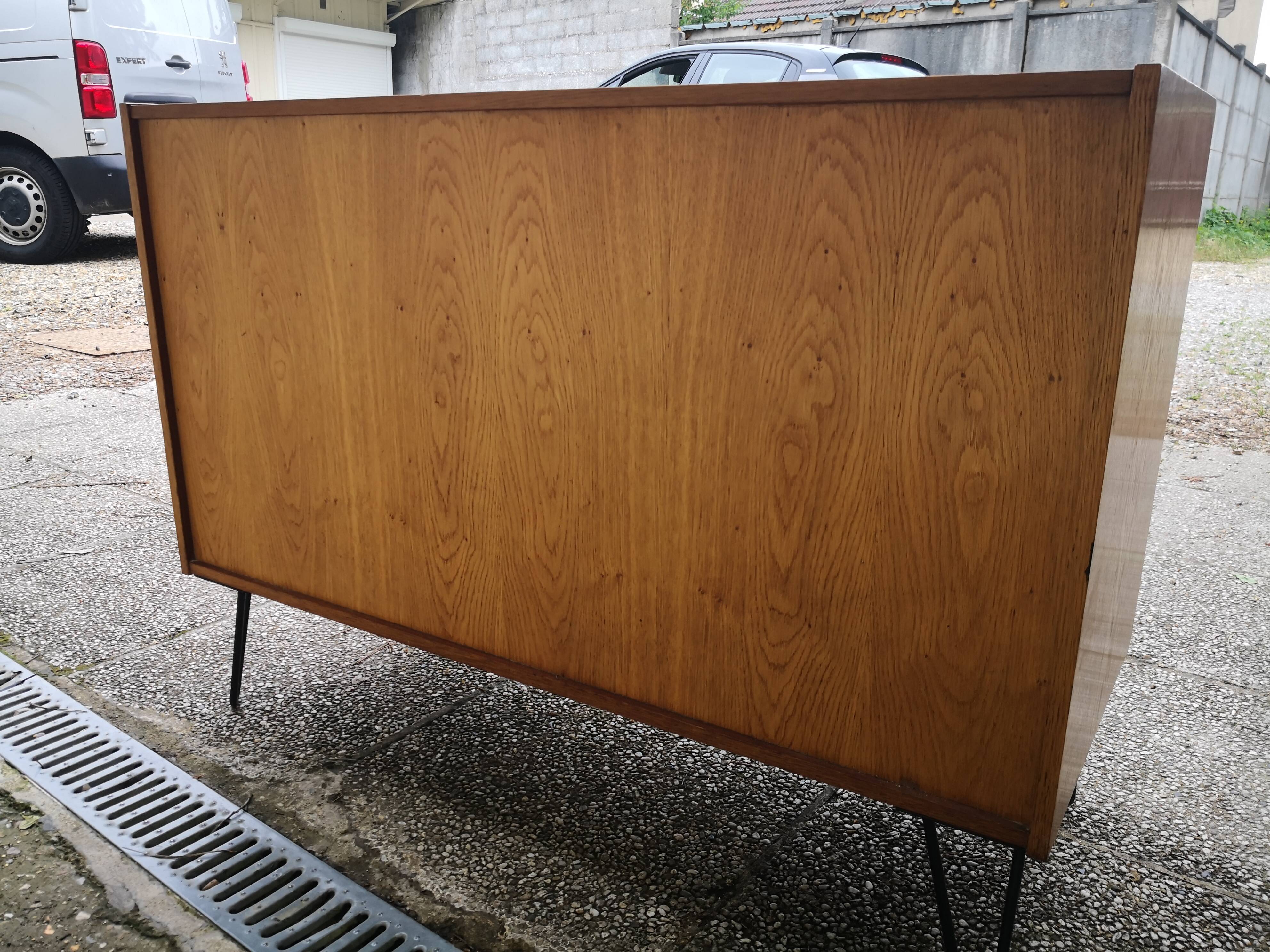 Czech vintage sideboard Jiroutek, Scandinavian style