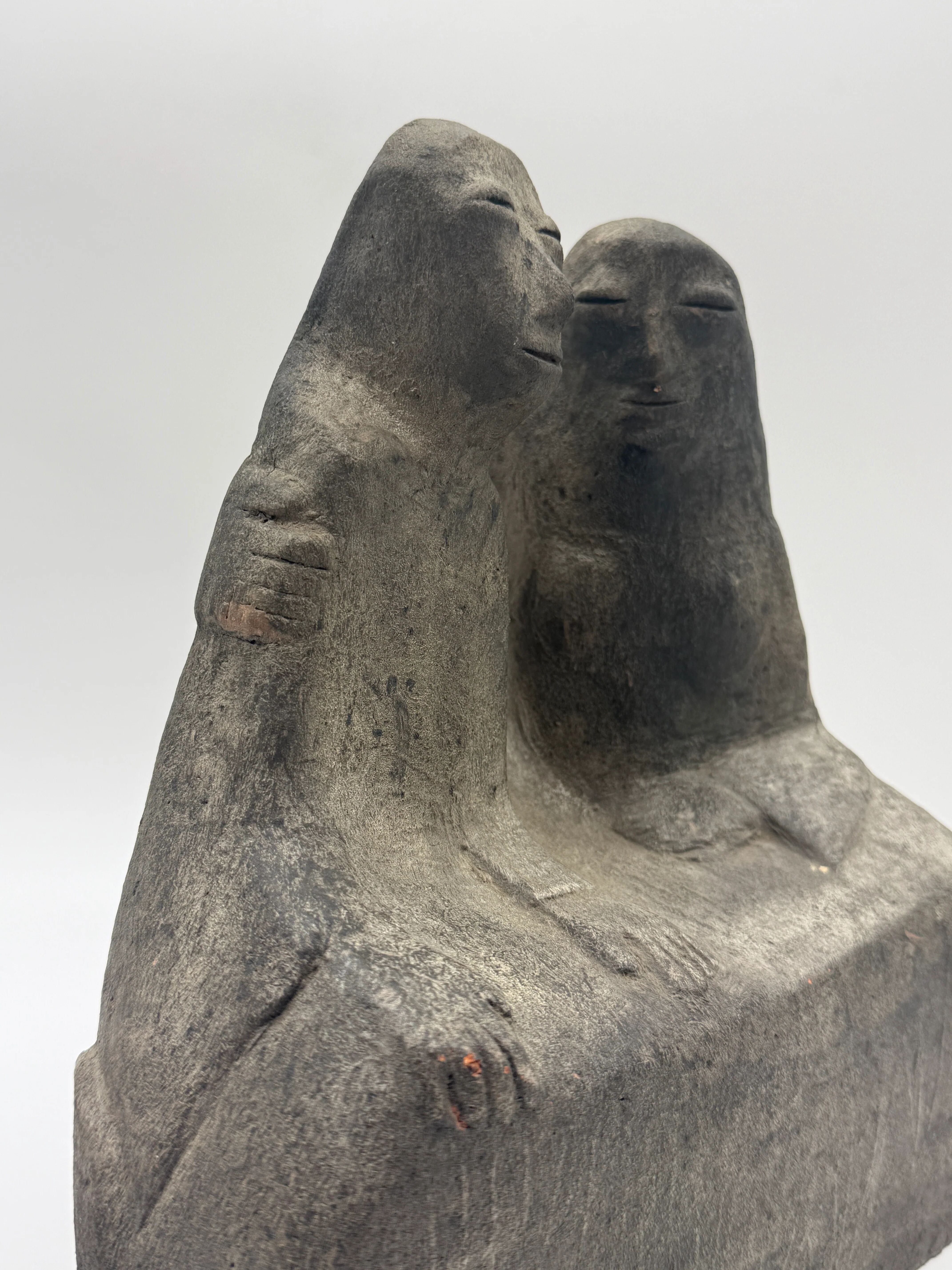 Sculpture en céramique "Coppia" Clizia (Mario Giani), Italie, 1970s