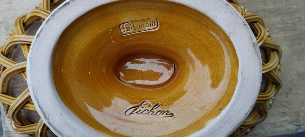 Pichon ceramic fruit basket