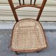 Bistro chair in wood and caning from the 1900s.