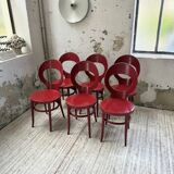 Set 6 chaises bistrot Baumann modèle Mouette