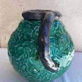 Pair of Jerome Massier vases, Vallauris, 1950s