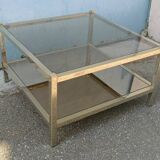 Table basse chrome vintage