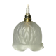 Vintage walkman lamp globe art deco satin molded glass