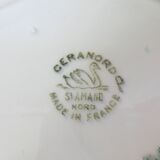 6 vintage flat plates from Céranord St Amand