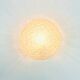 Amber Bubble Glass Wall Light by Helena Tynell for Limburg, Germany, 1970s