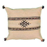 Coussin berbère jaune pale marocain
