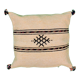 Coussin berbère jaune pale marocain