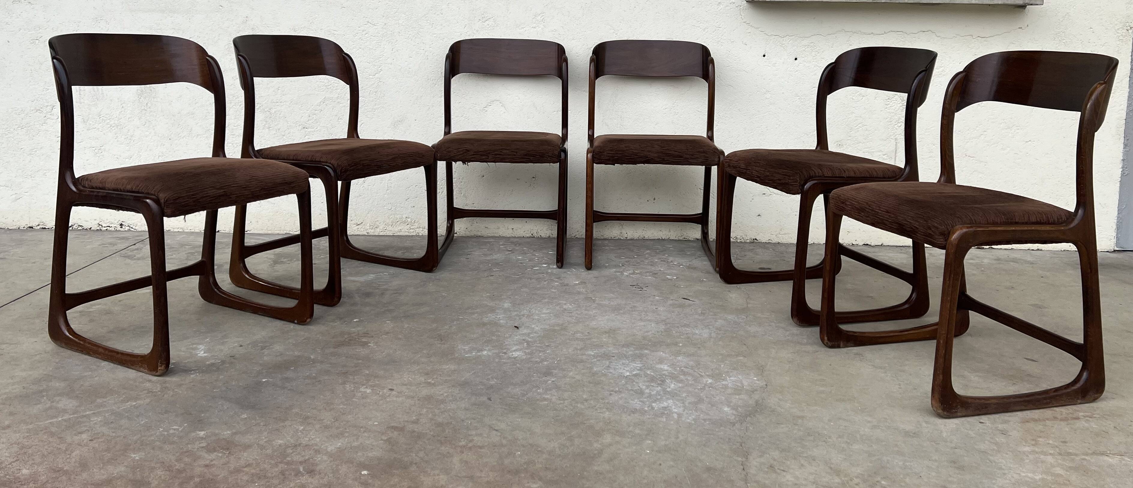 Baumann sled chairs