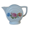 Ancien petit pot à lait décor floral, petit pichet vintage en porcelaine