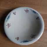 Round hollow dish Art Deco stencil decoration