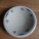 Round hollow dish Art Deco stencil decoration