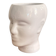 White Ceramic Vase Pot Male Head Minimalist Face Vintage Design