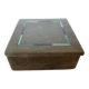 Grey and blue ring holder tray