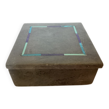 Vide poche, baguier gris et bleu