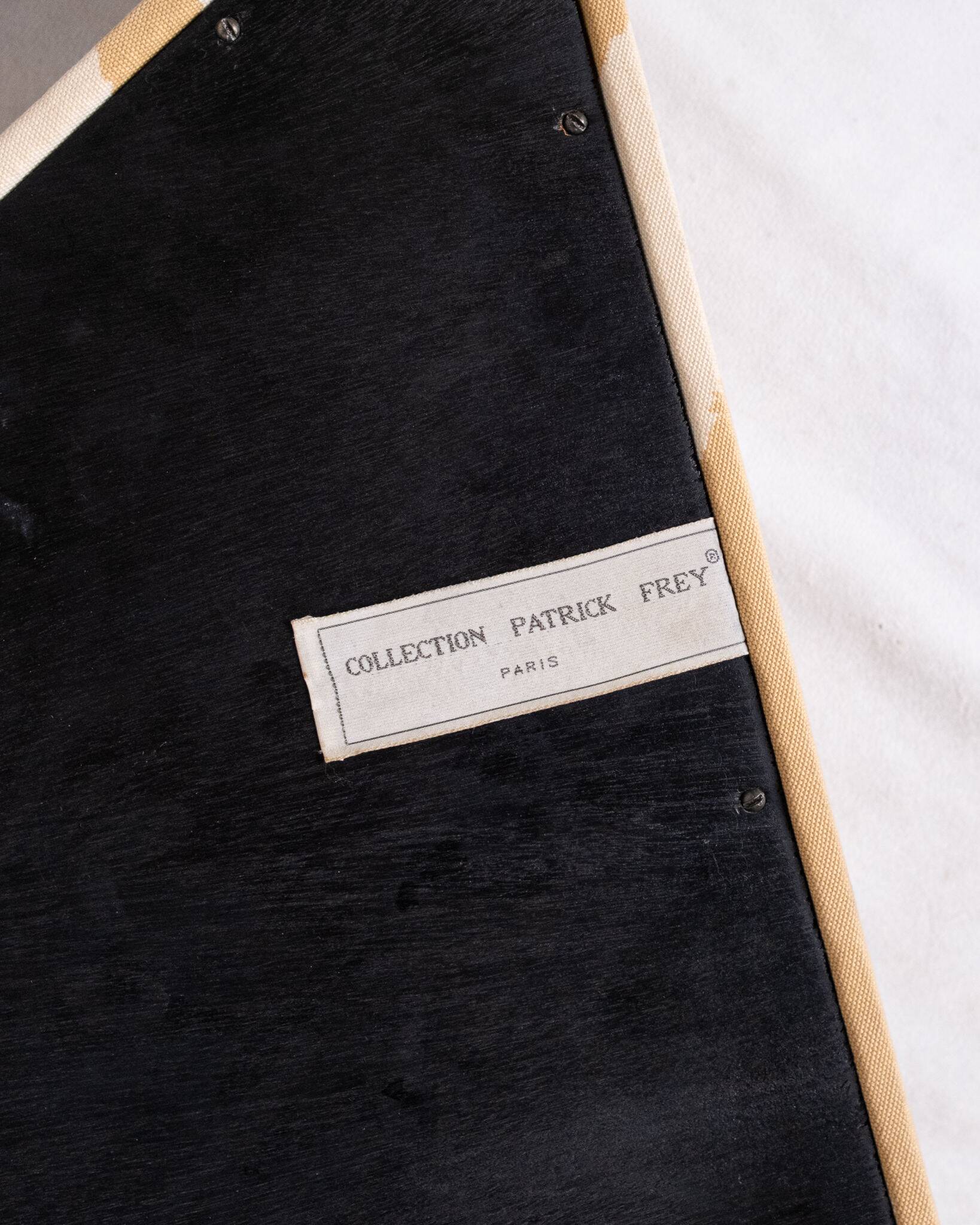 Set of nested tables upholstered, Pierre Frey, 1970s