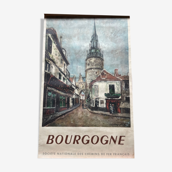 Affiche Bourgogne Chemin de Fer français