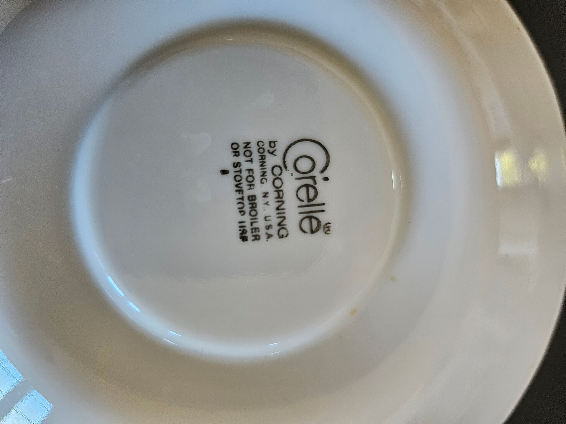 Set of 4 cups and saucers Corelle Spring Blossom Green