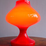 Vintage opaline table lamp by Karel Volf for Opp Jihlava, 1970s