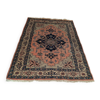 Antique handmade oriental rug.