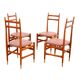 Chaises de salle à manger de Sedláček & Vyčítal, Tchécoslovaquie, années 1960