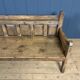 Grand banc en bois antique espagnol du 19ème siècle
