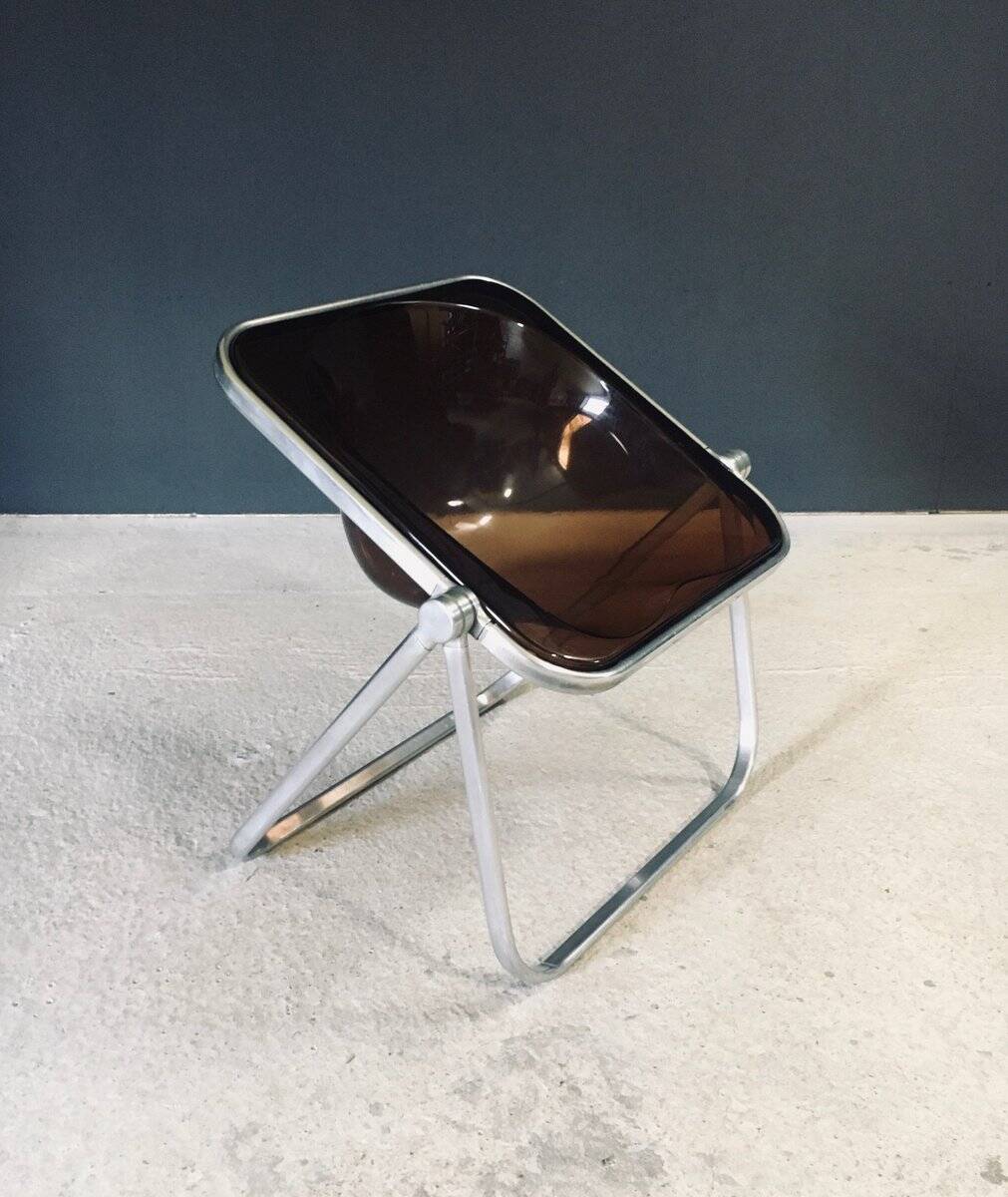 Mid-Century Modern Plona Chair by Giancarlo Piretti for Castelli, Italy, 1970s