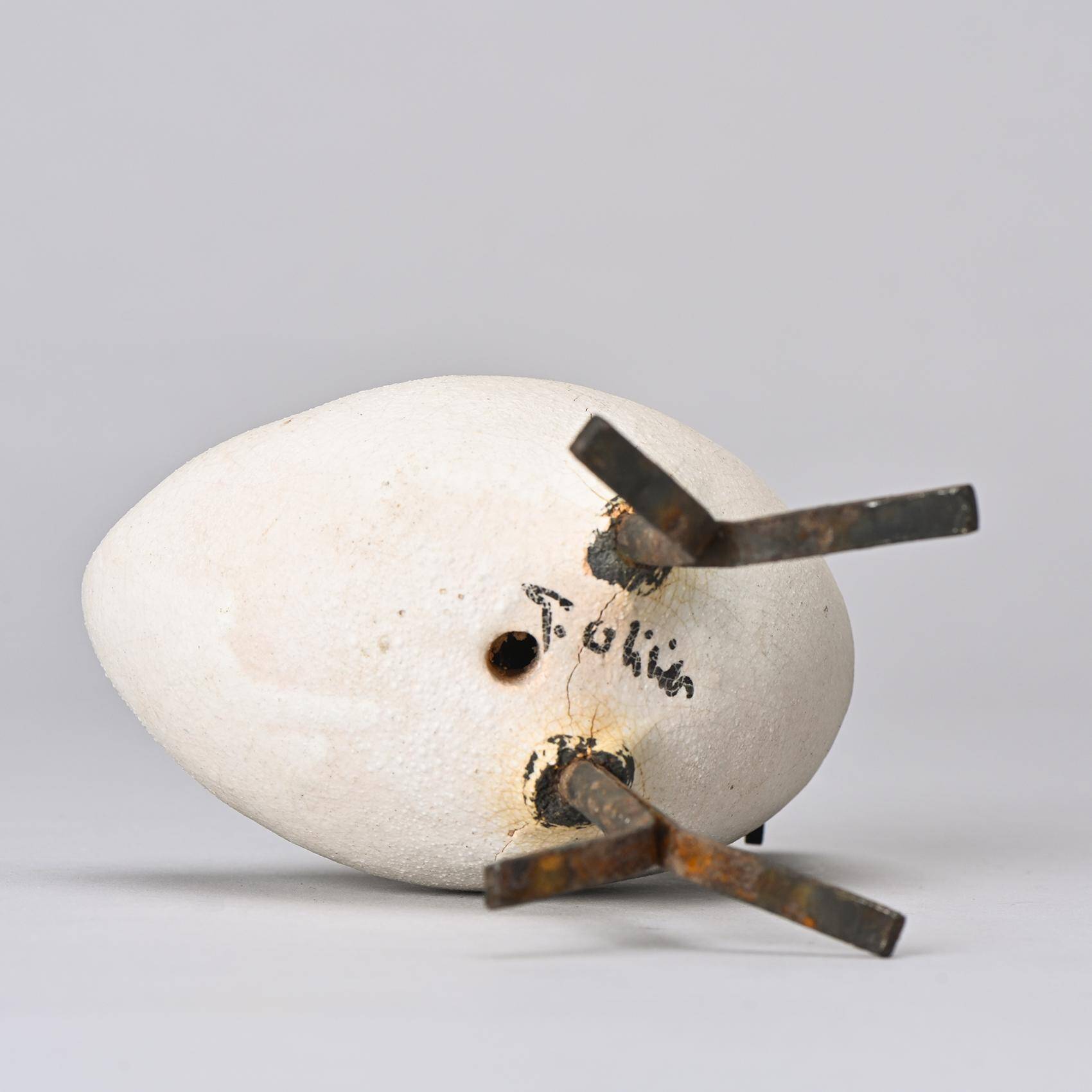 Sculptural bird by Gérald Olivier, Switzerland circa 1970