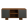 Teak TV cabinet with 2 doors and a niche with shelf