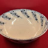 Large Lunéville Earthenware Salad Bowl