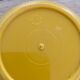 Rare vintage ice bucket mustard-coloured apple