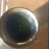 Black and gold vase