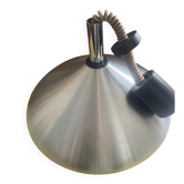 Vintage Space Age adjustable suspension in brushed aluminium (1970s)