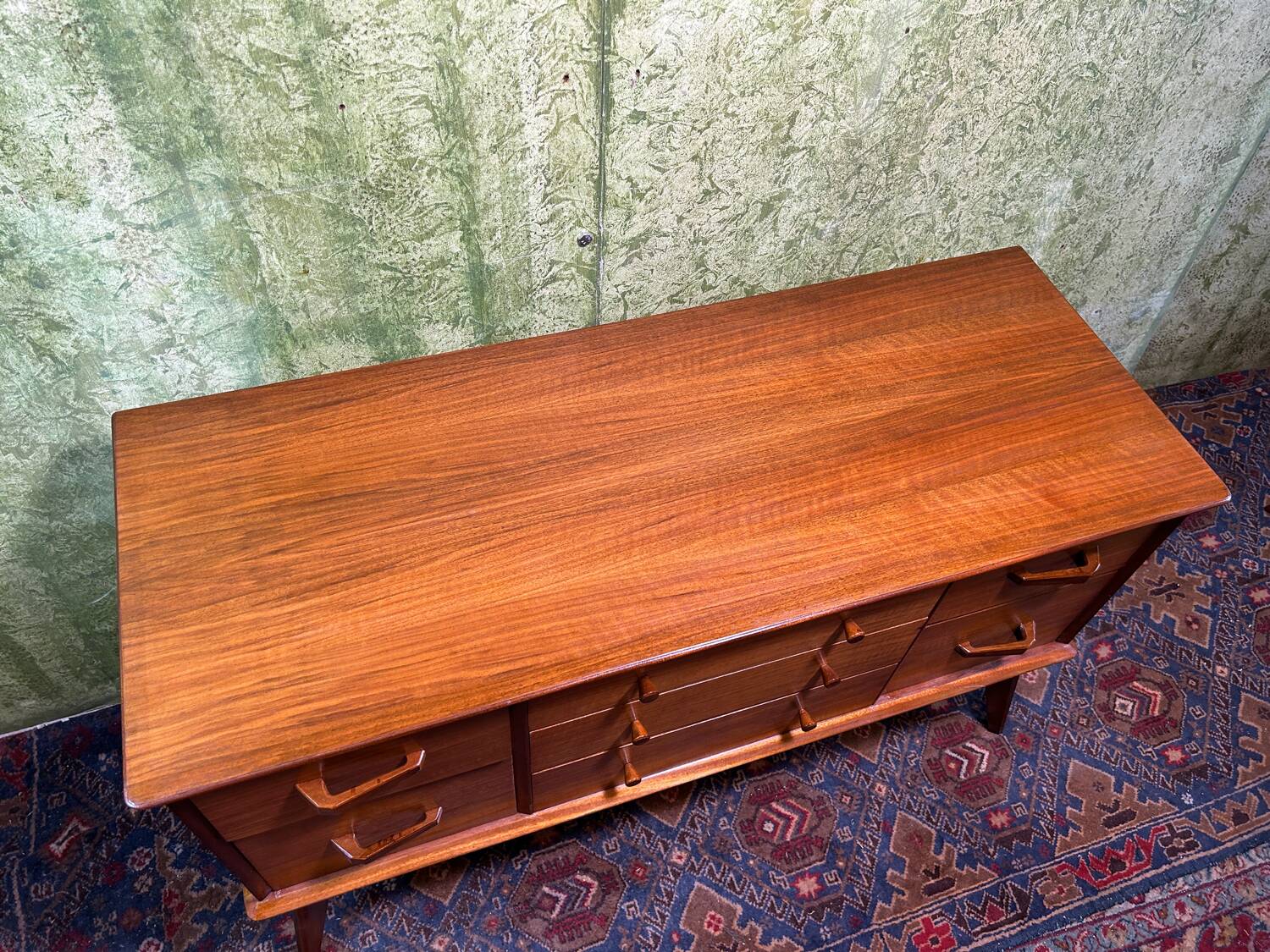 Mid century retro vintage teak small sideboard by Alfred Cox 1960