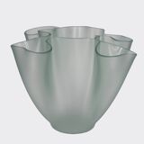 Glass Vase, "Cartoccio" model by Pietro Chiesa for Fontana Arte