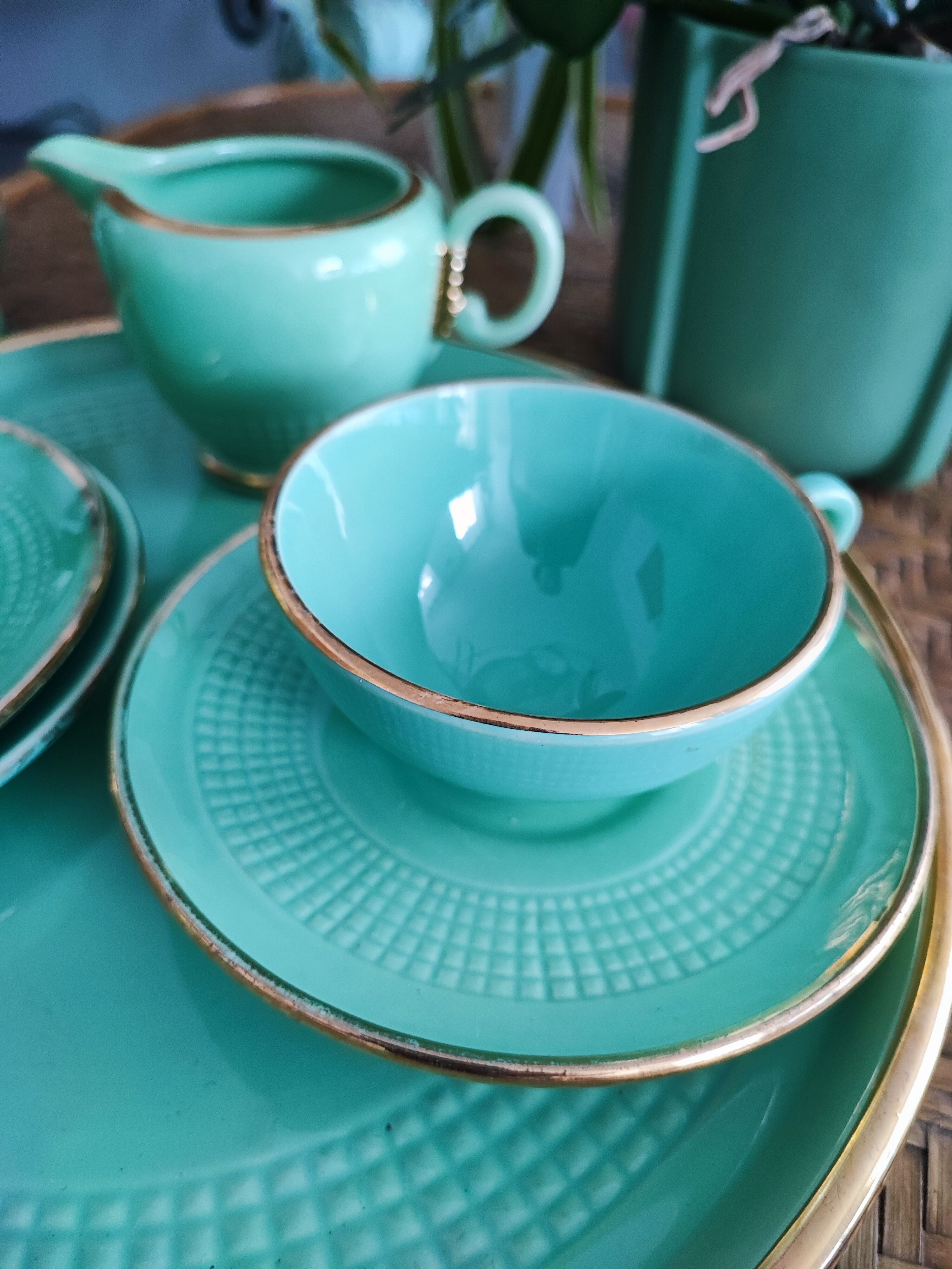 Old Saint Clement art deco coffee service