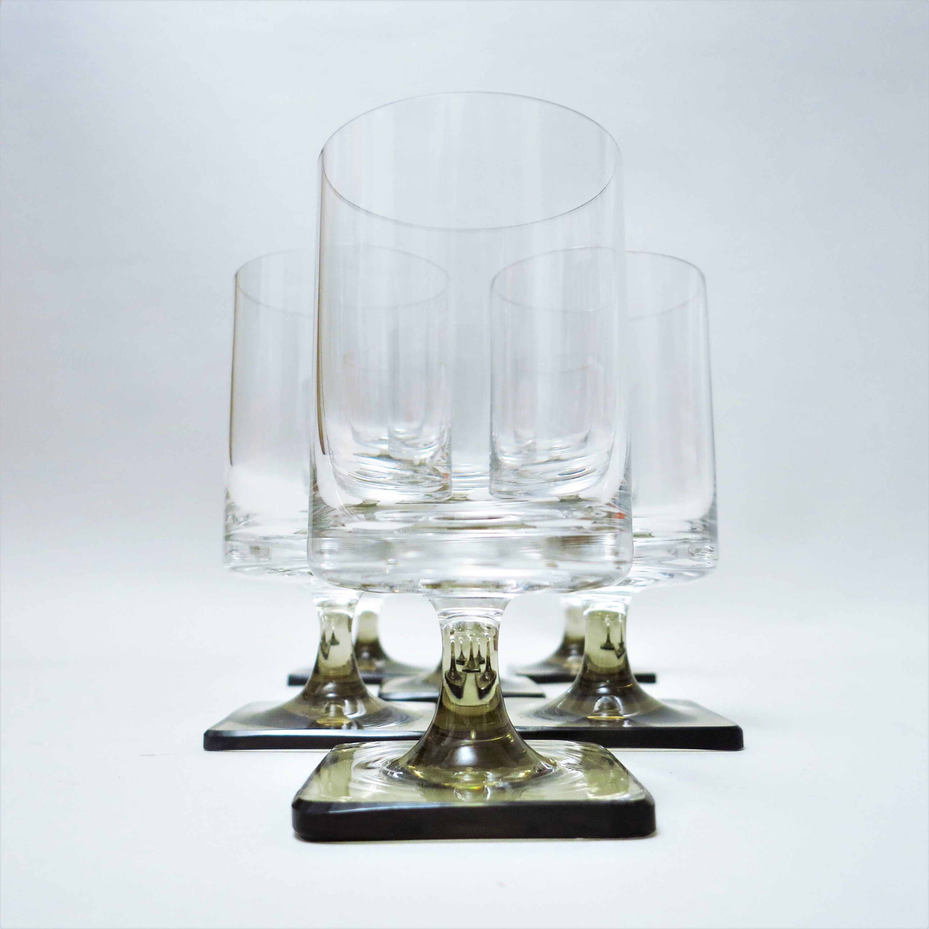 Six glasses of white wine Georg Jensen Rosenthal 60s