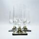 Six glasses of white wine Georg Jensen Rosenthal 60s