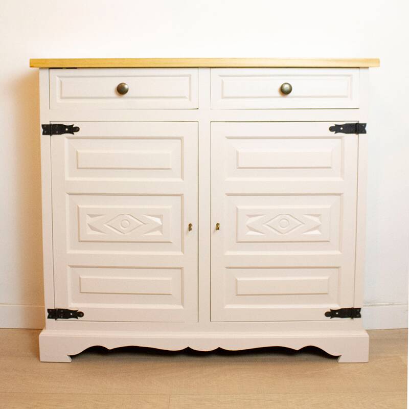 Castilian Style Narrow Dresser, Spain, 1940s