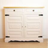 Commode étroite de style castillan, Espagne, années 1940