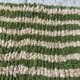 Tapis beni ouraine fait main vert taille 150 x 250 cm