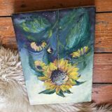 Peinture tournesol nature morte