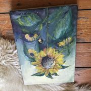 Peinture tournesol nature morte