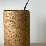 Vase en céramique texturée