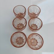 Rosaline glass liqueur service