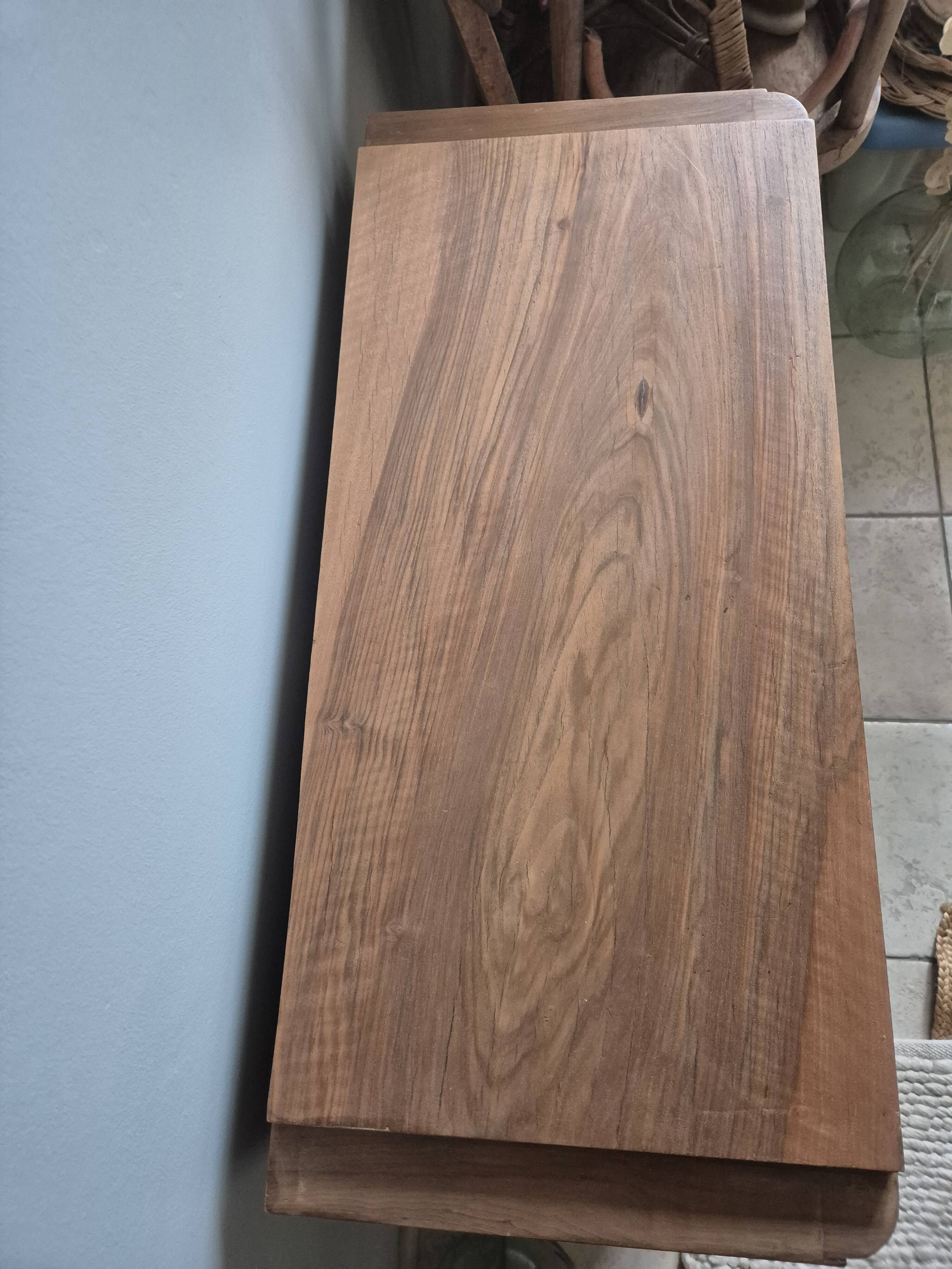 Vintage art deco burr walnut chest of drawers