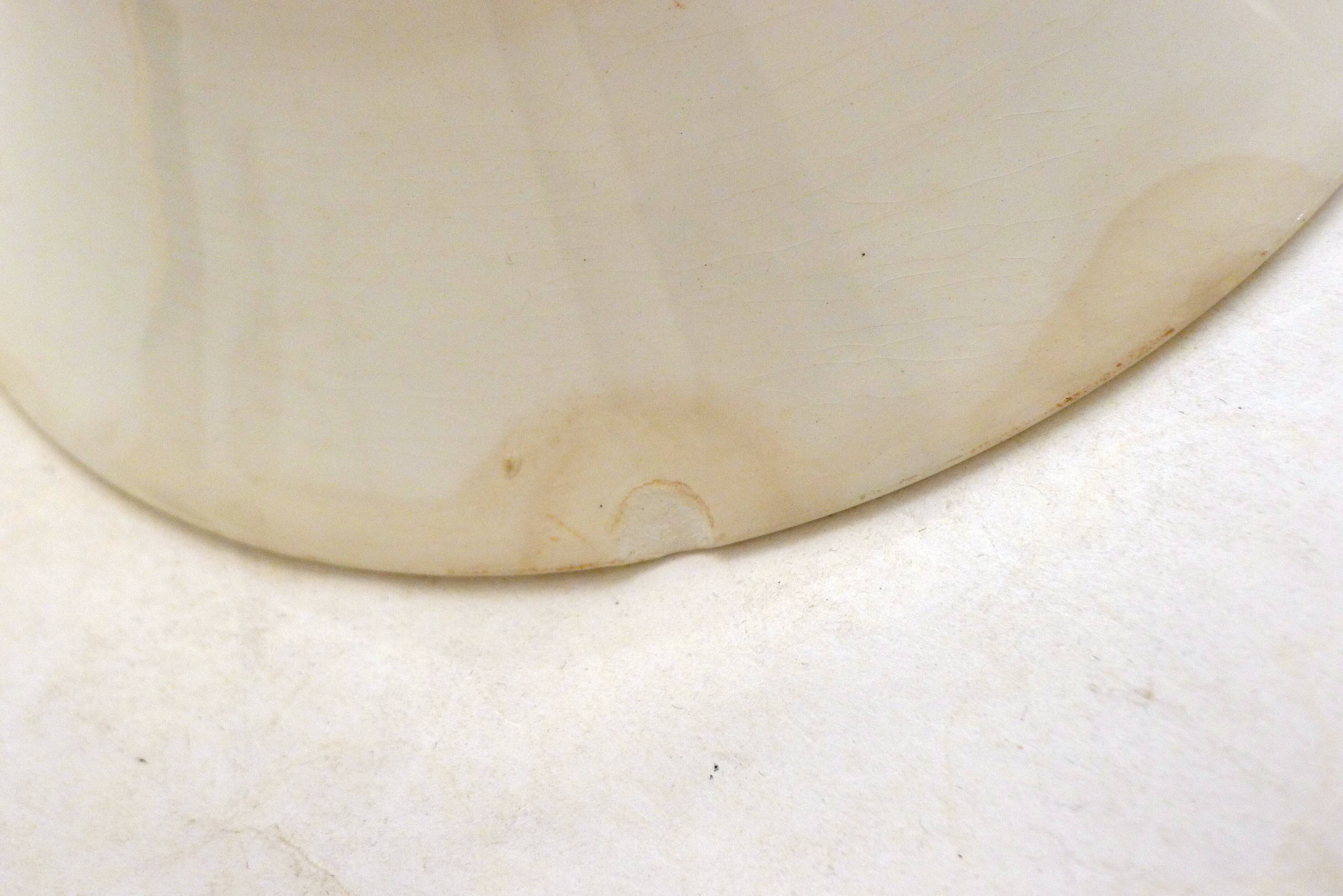 Dish salad bowl Digoin Sarreguemines 1950s